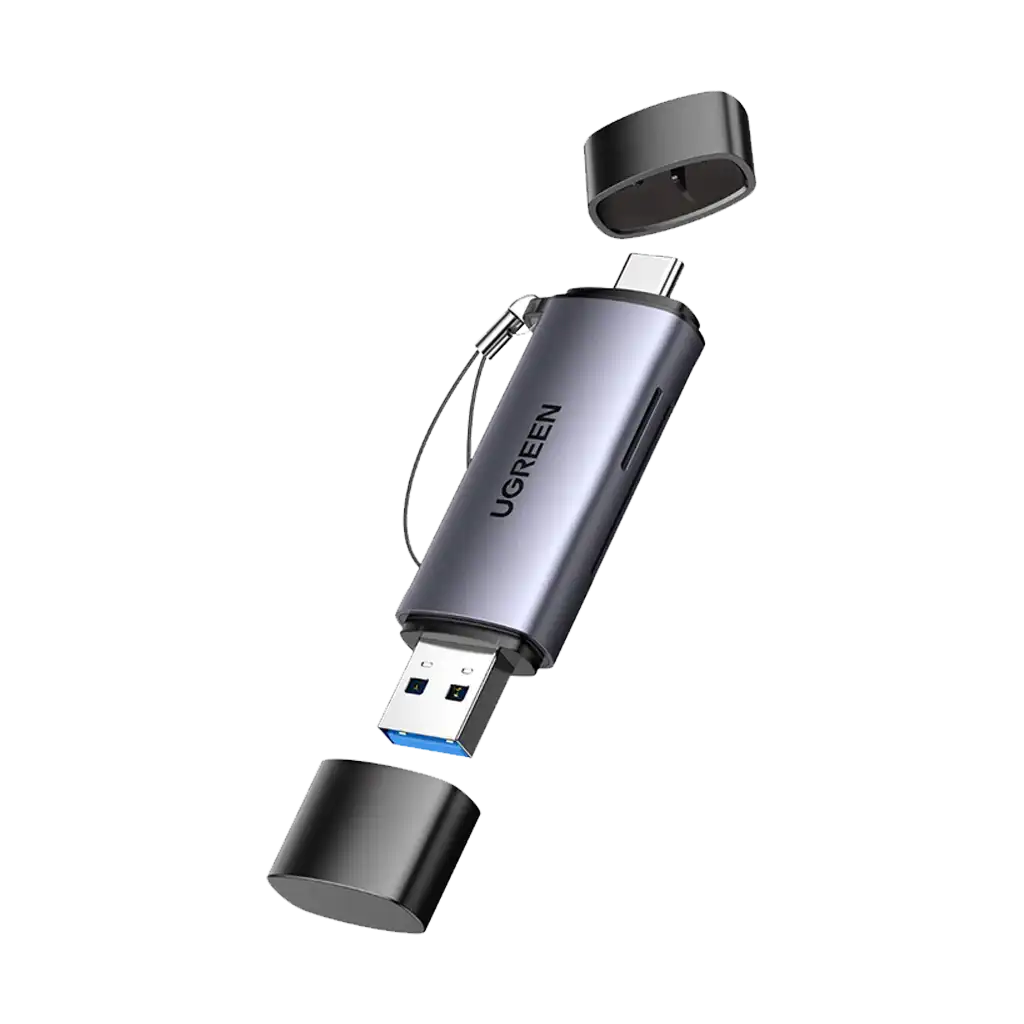 UGREEN CM185-50706 2-in-1 OTG Card Reader | Type-C | USB-A