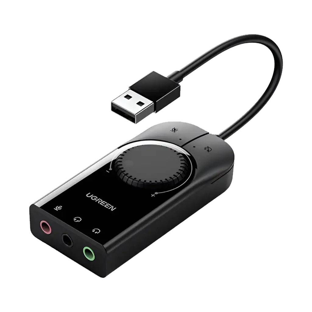 UGREEN CM129-40964 USB-A to 3.5mm External Stereo Sound Adapter