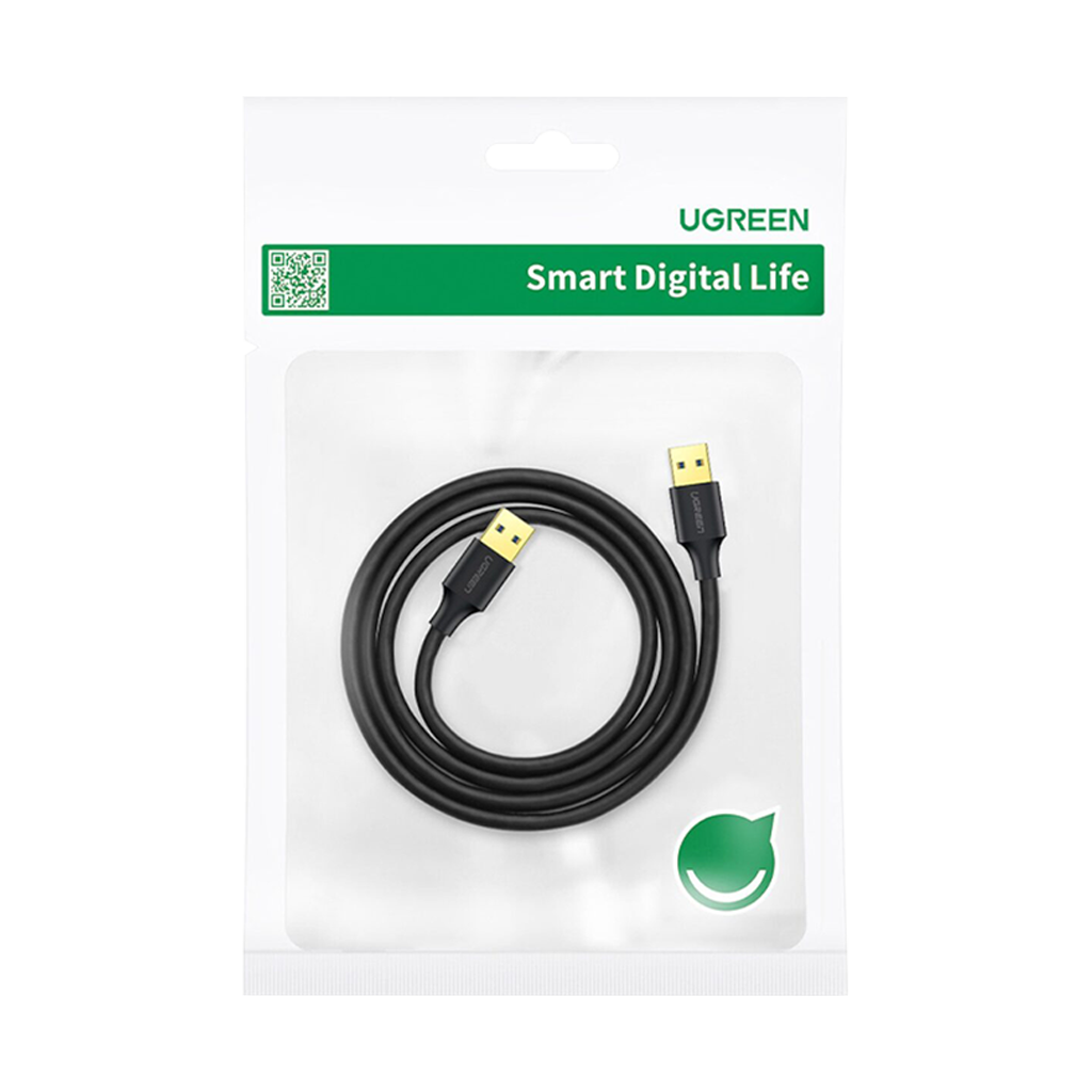 UGREEN USB 3.0 Male to Male Cable, with 5Gbps Data Transfer - 1m