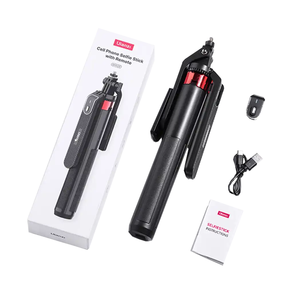 Ulanzi MA09 Bluetooth Remote Control Selfie Stick for GoPro and Smartphones