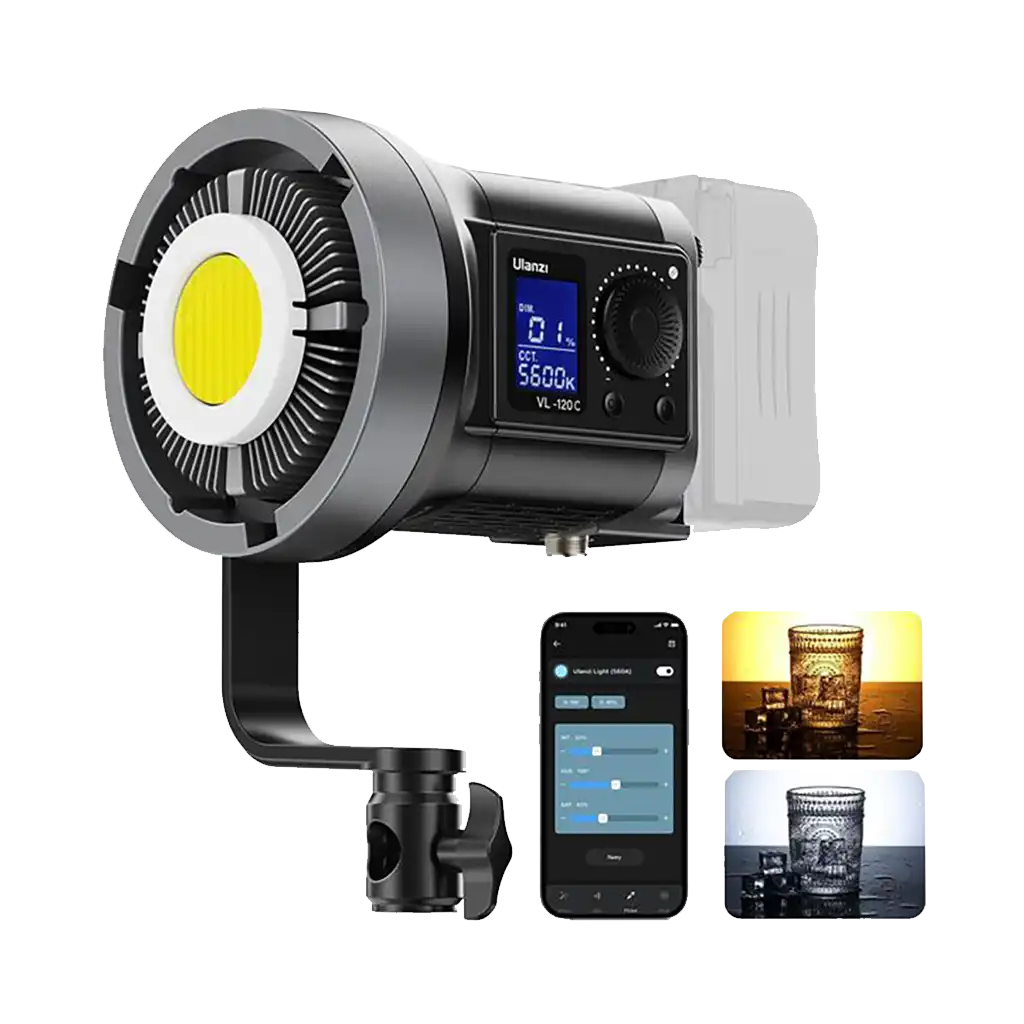 Ulanzi VL-120Bi 120W Vマウントライト 新品未開封未使用 Ulanzi VL120Bi 120W Bi-Colour V-Mount Video Light - Orms Direct