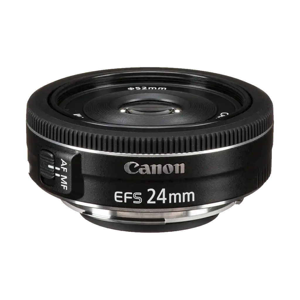 USED Canon EF-S 24mm f/2.8 STM Pancake Lens - Rating 8/10 (S40978)