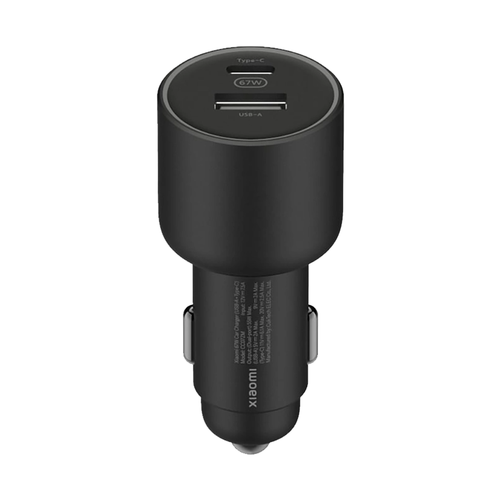 Xiaomi 67W Car Charger USB-A and Type-C