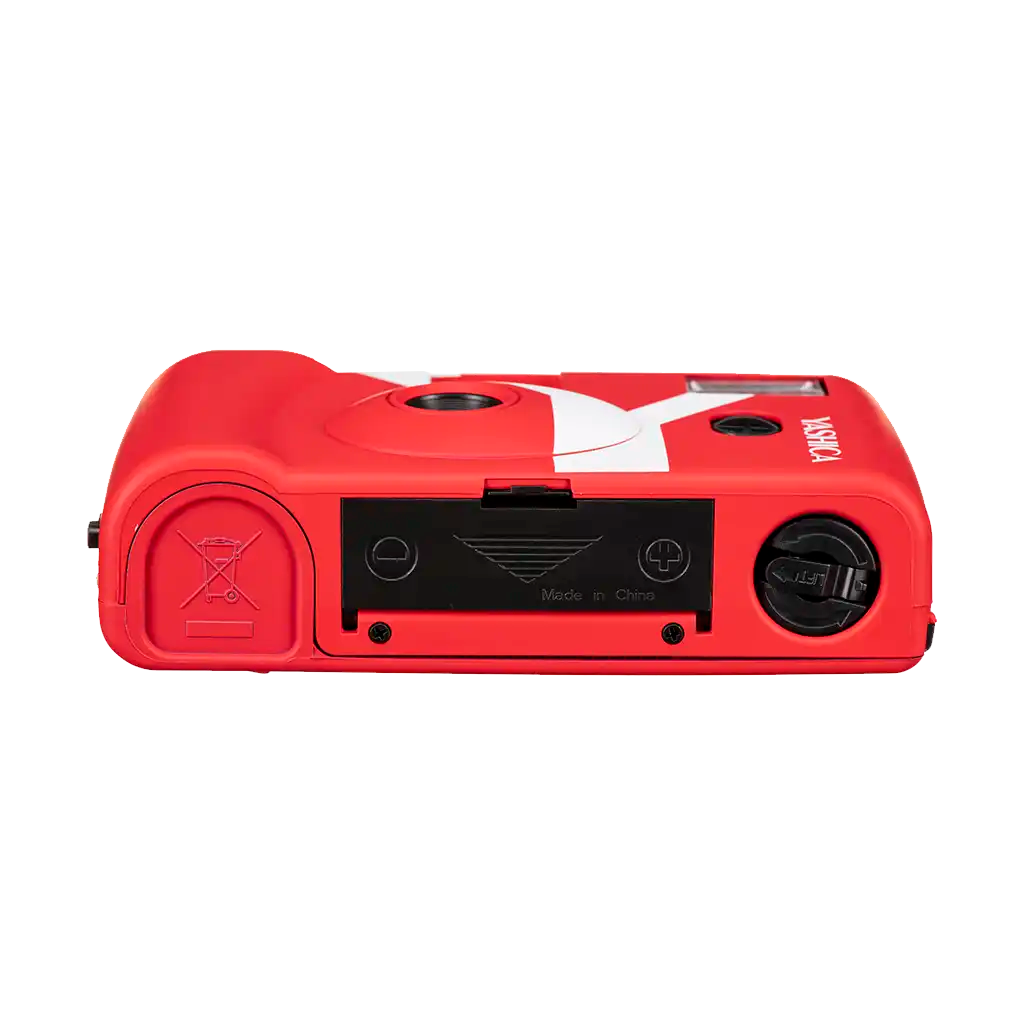 Yashica MF-1 Y-Series Snapshot Art 35mm Film Camera (Red)