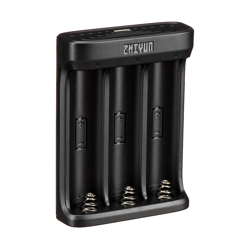 Zhiyun-Tech 3-Bay 18650 Battery Charger (Black)