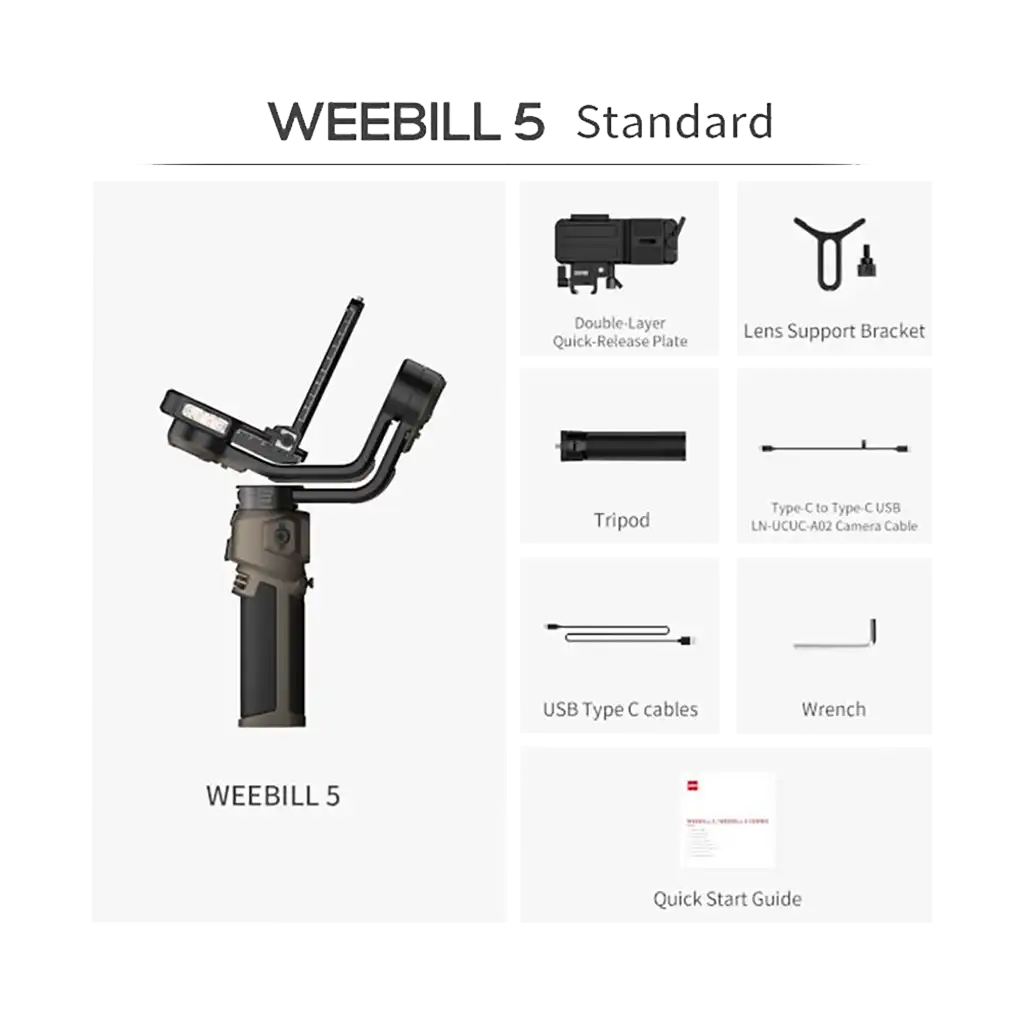 Zhiyun WEEBILL 5 Handheld Gimbal Stabilizer