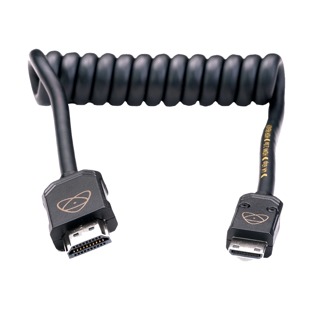 Atomos AtomFLEX Coiled Mini HDMI to HDMI Cable 30cm Orms