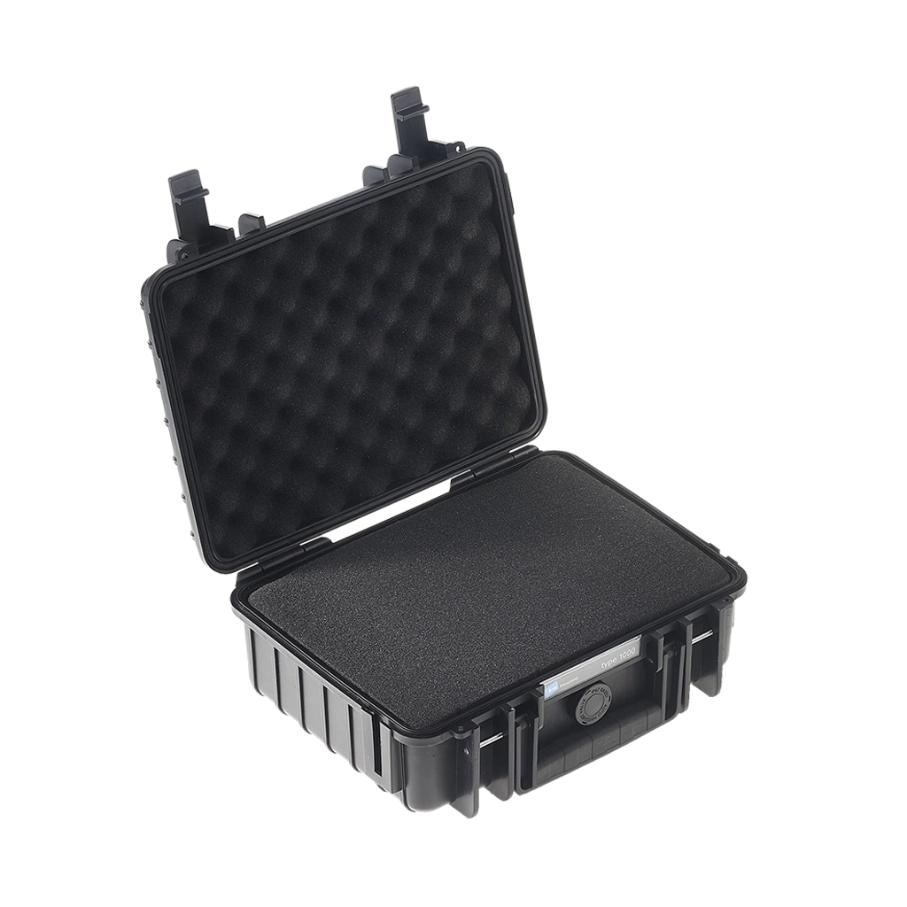 B&W International Type 1000 Outdoor Hard Case with Foam Insert (Black)