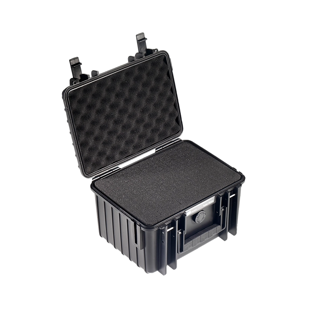 B&W International Type 2000 Outdoor Hard Case with Foam Insert (Black)