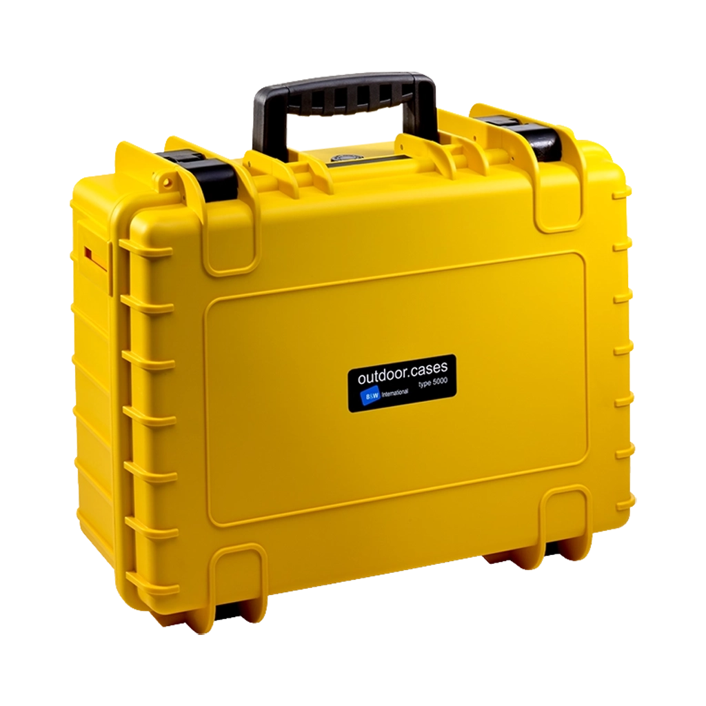 B&W International Type 5000 Outdoor Hard Case with Foam Inserts (Yellow)