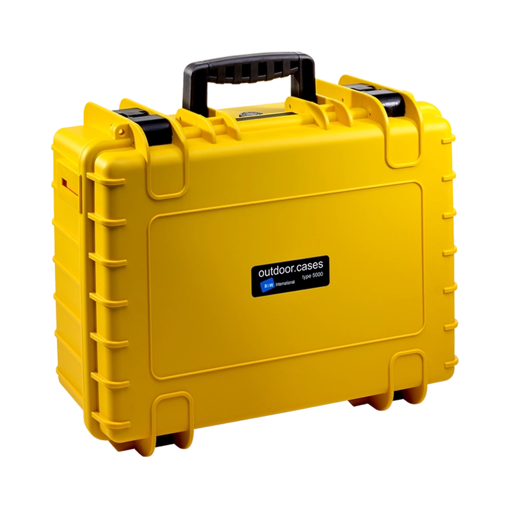 B&W International Type 5000 Outdoor Hard Case with Padded Dividers (Yellow)