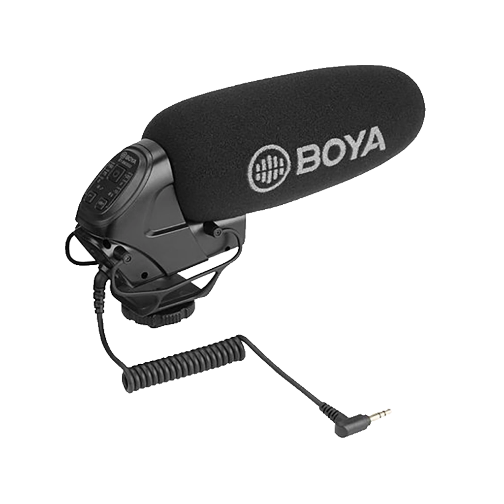 BOYA BY-BM3032 Camera-Mount Supercardioid Shotgun Microphone