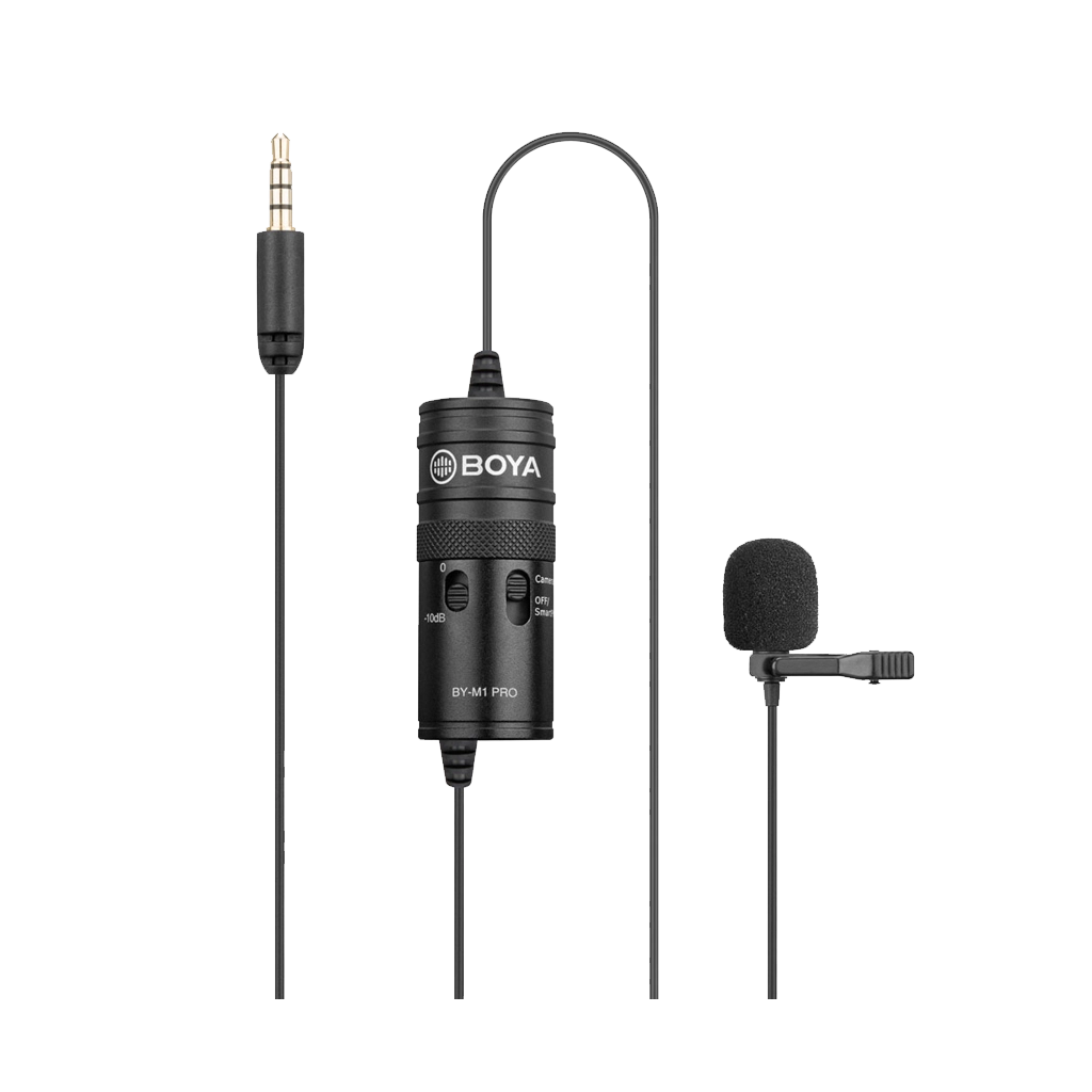 BOYA BY-M1 Pro Omni Lavalier Mic for Smartphones and Cameras (TRRS)