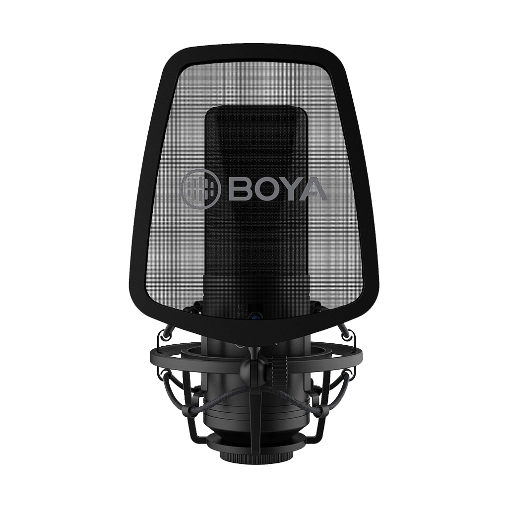 BOYA BY-M1000 Large-Diaphram Multi-Pattern Condenser Studio Microphone