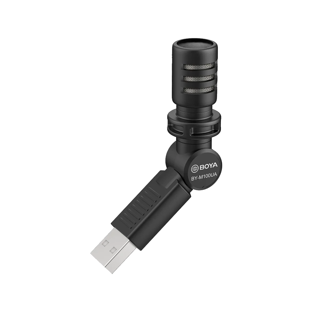 BOYA BY-M100UA Ultracompact Condenser Microphone with USB Type-A Connector