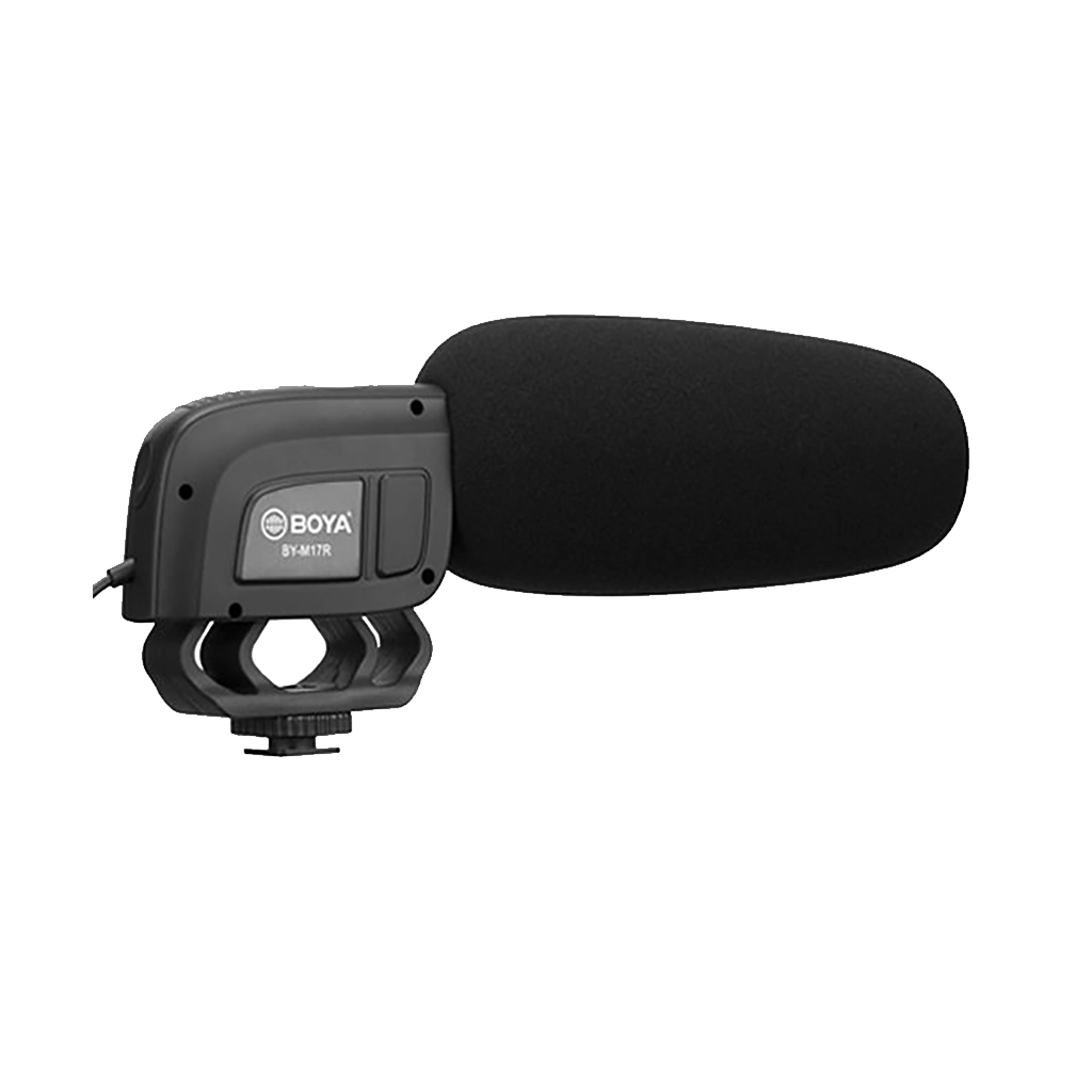 BOYA BY-M17R Camera-Mount Supercardioid Shotgun Microphone