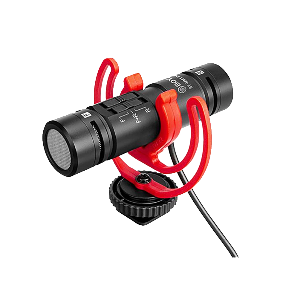 BOYA BY-MM1 PRO Ultracompact Camera-Mount Dual-Capsule Shotgun Microphone