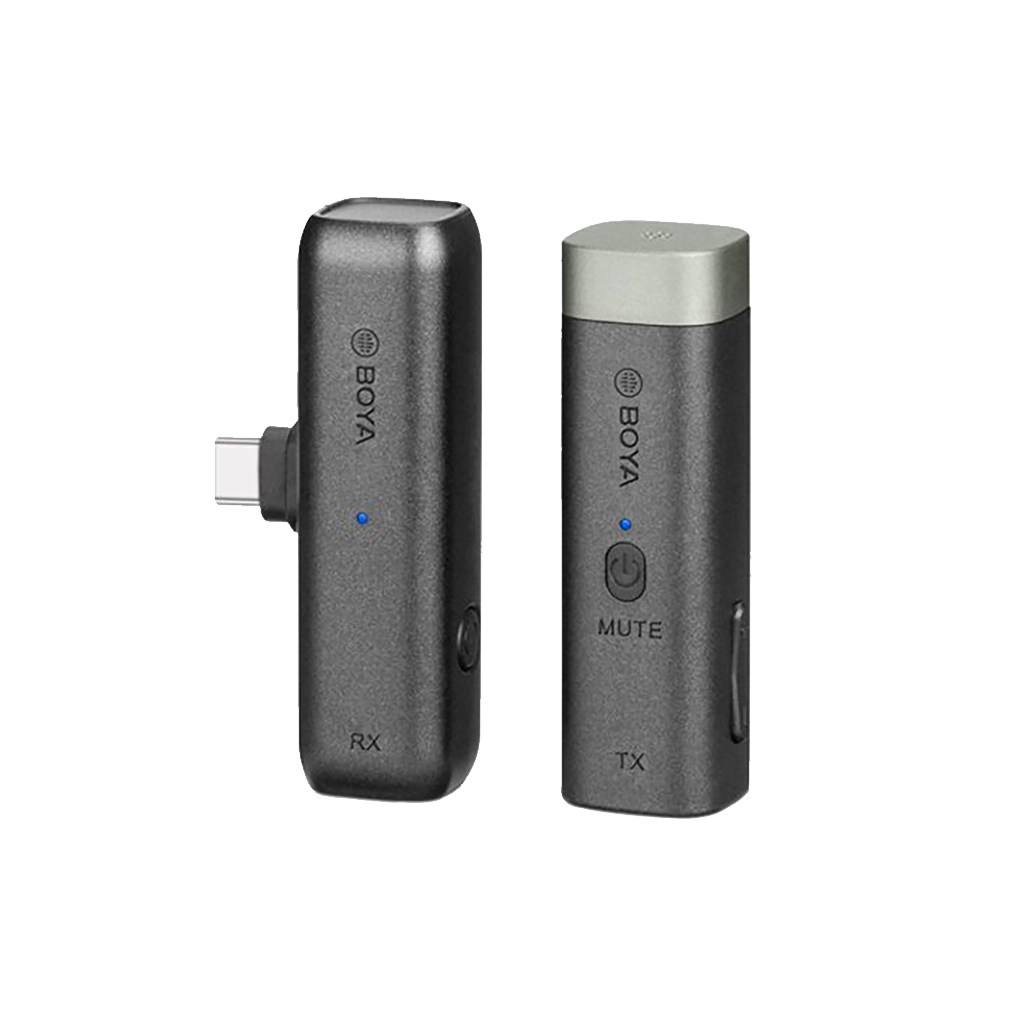 BOYA BY-WM3U Digital True-Wireless Microphone System for Android Devices, Cameras, Smartphones (2.4 GHz)