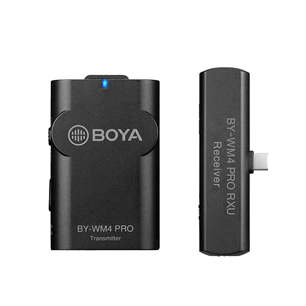 BOYA BY-WM4 PRO-K5 Digital Wireless Omni Lavalier Microphone System for USB-C Devices (2.4 GHz)