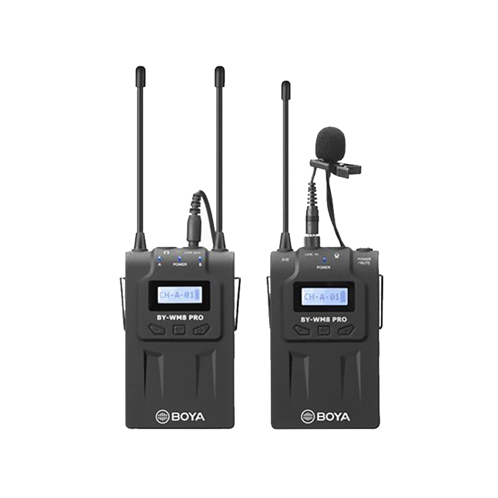 BOYA BY-WM8 Pro-K1 Dual-Channel Wireless Lavalier System