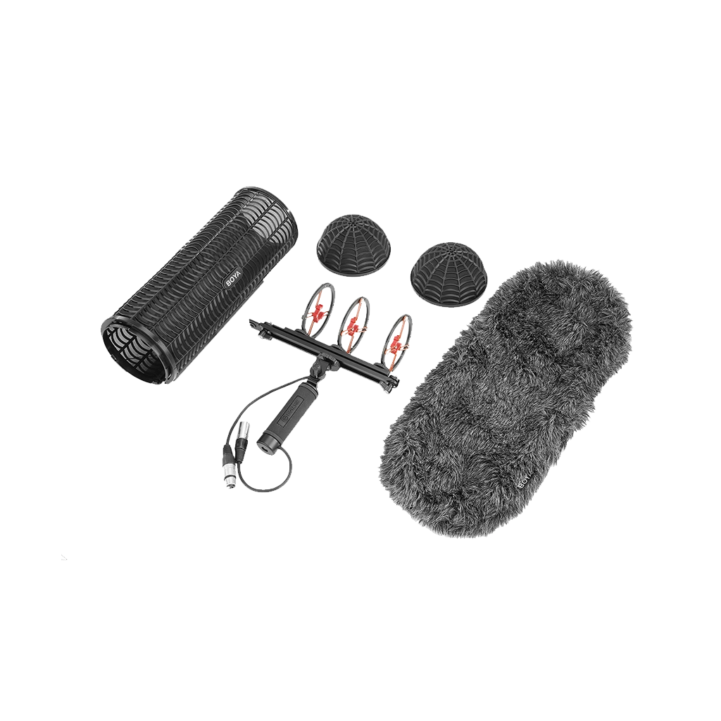 BOYA BY-WS1000 Blimp Windshield and Suspension System for Shotgun Microphones