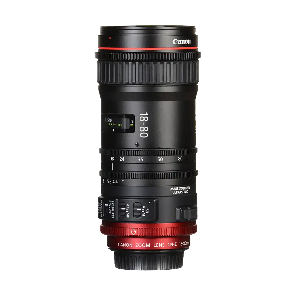Canon CN-E 18-80mm T4.4 L IS KAS S COMPACT-SERVO Cine Lens