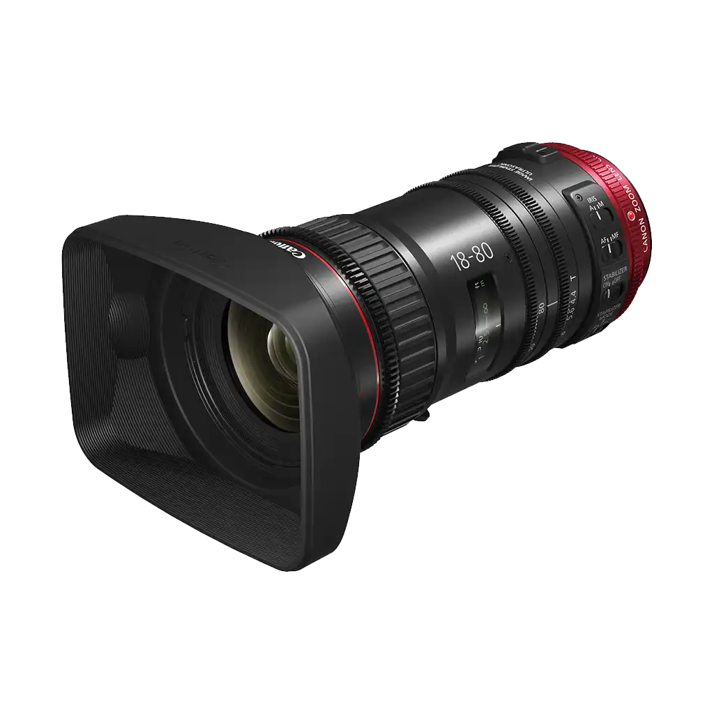 Canon CN-E 18-80mm T4.4 L IS KAS S COMPACT-SERVO Cine Lens