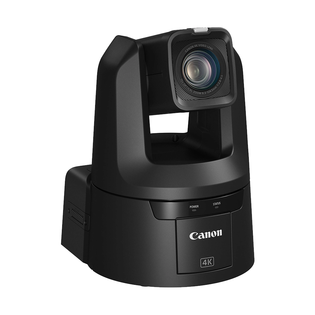 Canon CR-N500 Professional 4K NDI PTZ Camera with 15x Zoom (Satin Black)