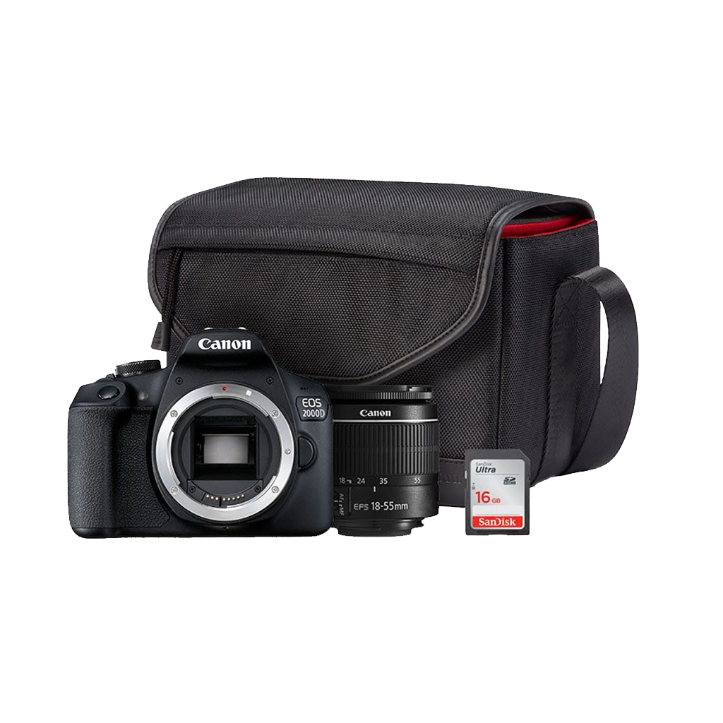 Canon EOS 2000D DSLR Priceless Moments Starter Bundle