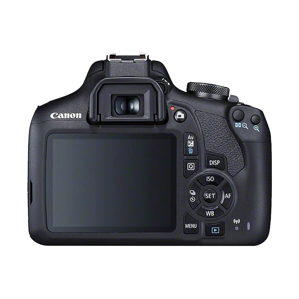 Canon EOS 2000D DSLR with EF-S 18-55mm III DC & EF 75-300mm f/4-5.6 III Lens