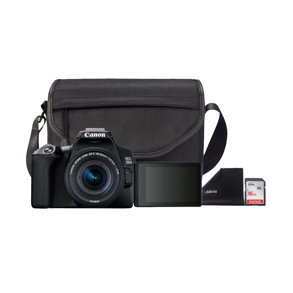 Canon EOS 250D DSLR Travel Camera Kit