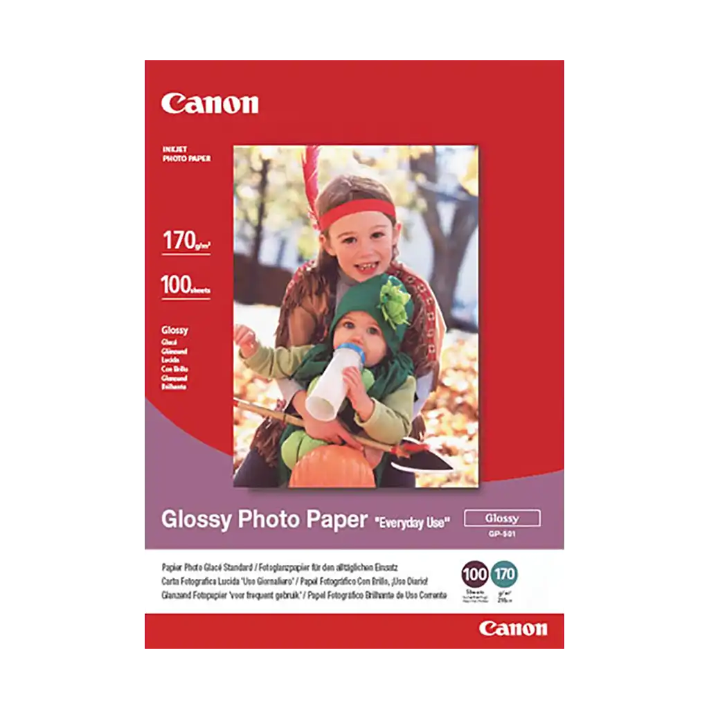Canon GP-501 Glossy Photo Paper (10 x 15cm - 100 Sheets)