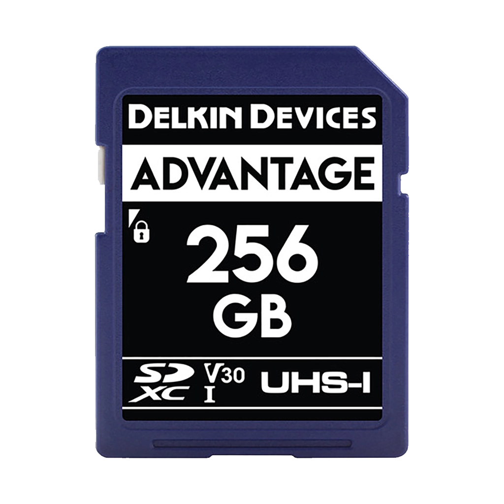 Delkin Devices 256GB Advantage UHS-I SDHC (100MB/s) Memory Card