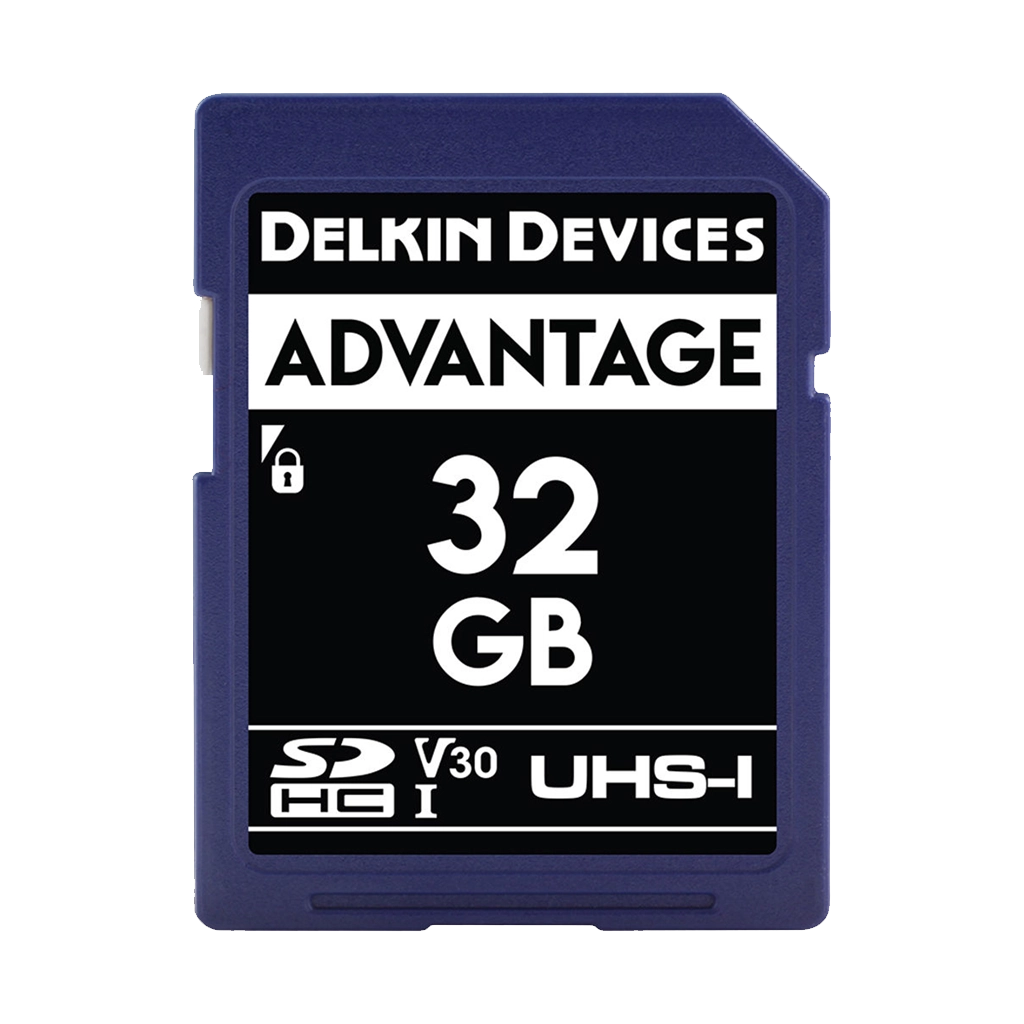 Delkin Devices 32GB Advantage UHS-I SDHC (100MB/s) Memory Card