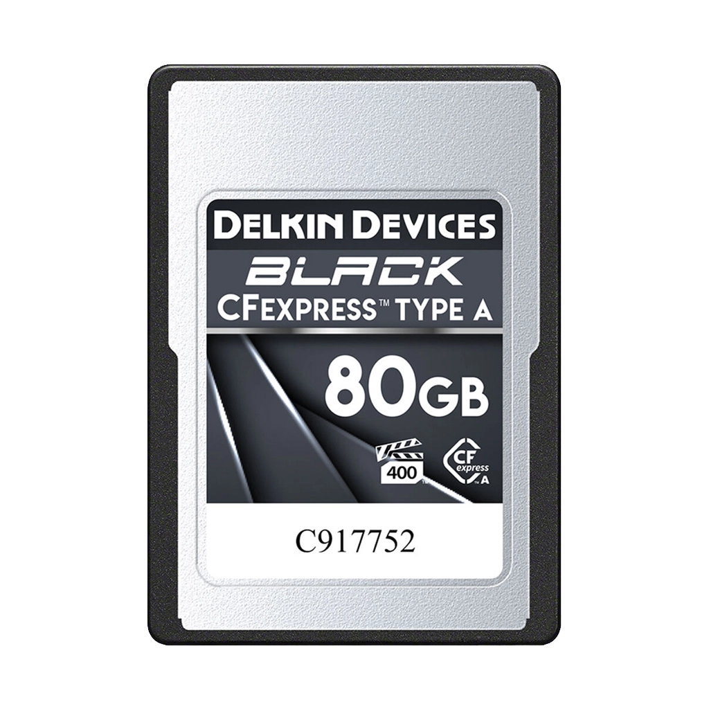 Delkin Devices 80GB BLACK CFexpress Type A Memory Card