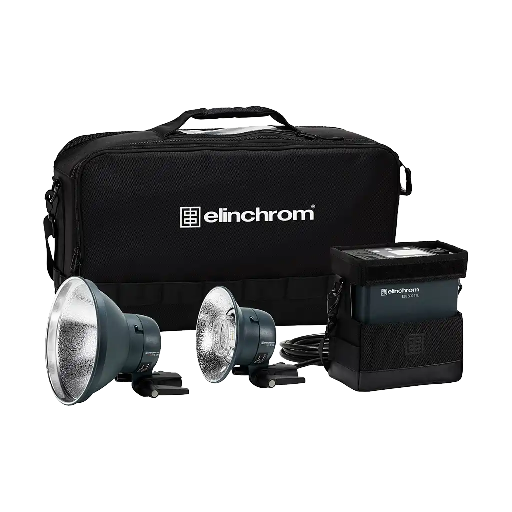 Elinchrom ELB 500 TTL Dual Head To Go Kit