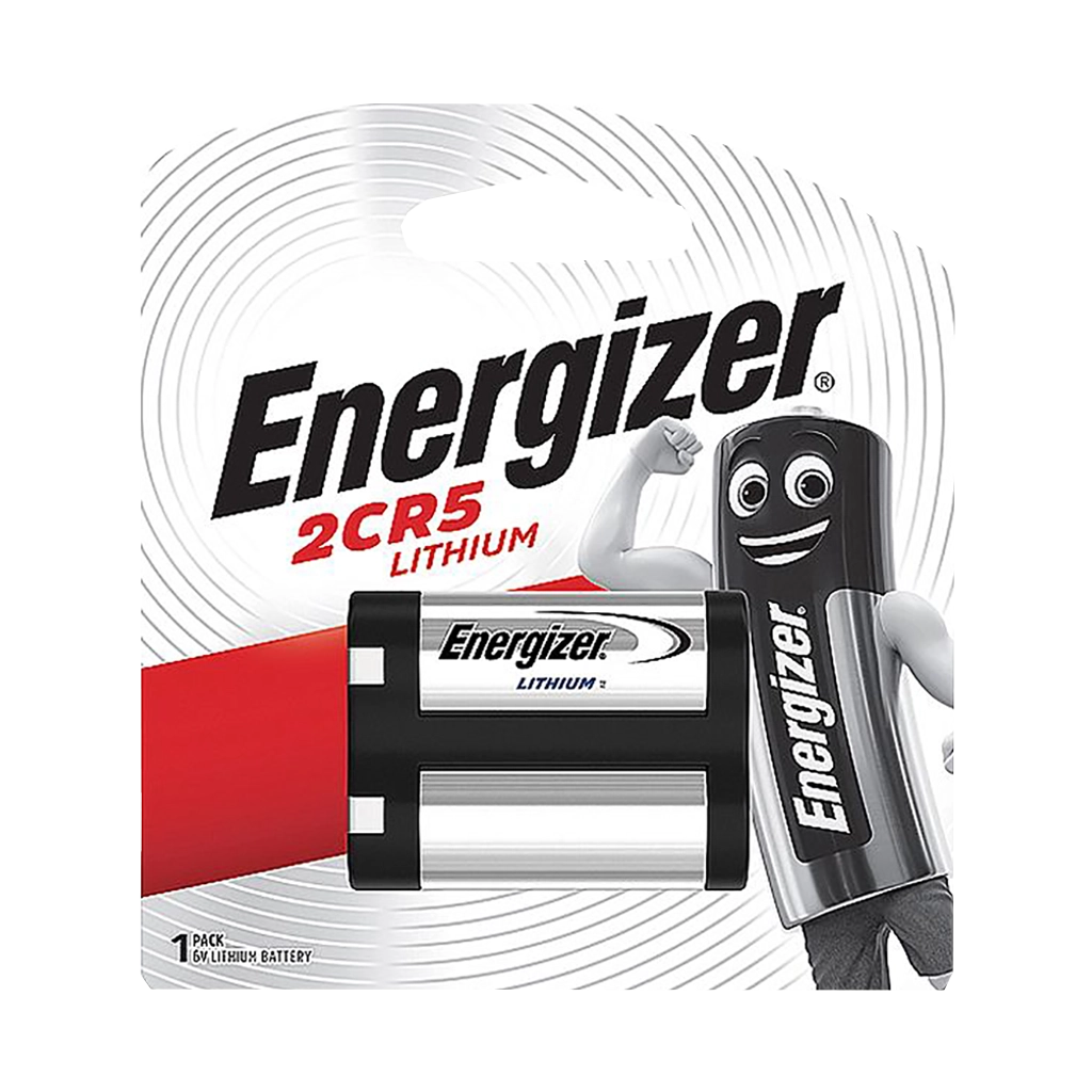 Energizer 2CR5 6v Photo Lithium Battery Card 1