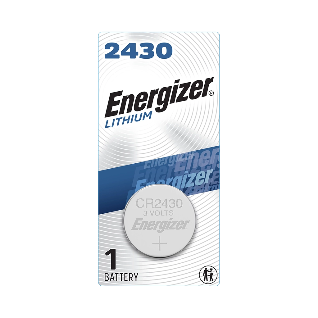 Energizer CR2430 3v Lithium Coin Battery Card 1