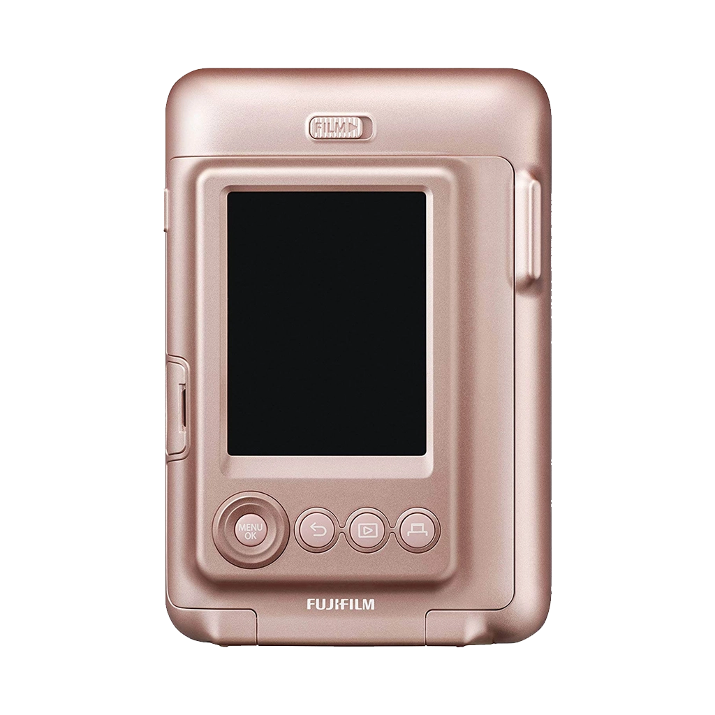 Fujifilm Instax Mini LiPlay Hybrid Instant Camera (Blush Gold)