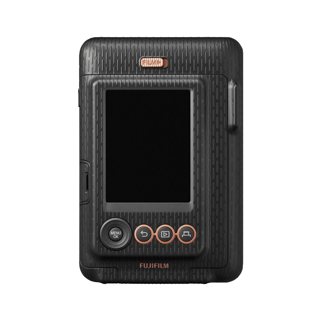 Fujifilm Instax Mini LiPlay Hybrid Instant Camera (Elegant Black) with 1 Fujifilm Instax Mini Instant Film and Instax LiPlay Case