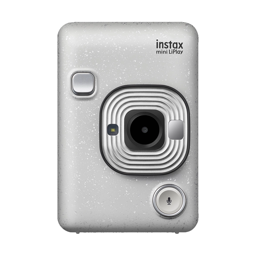 Fujifilm Instax Mini LiPlay Hybrid Instant Camera (Stone White)