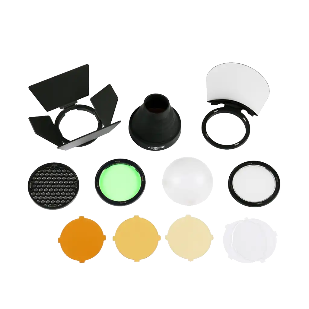 Rental: Godox AK-R1 Accessory Kit for H200R Round Flash Head+ Adaptor for V860 Flash