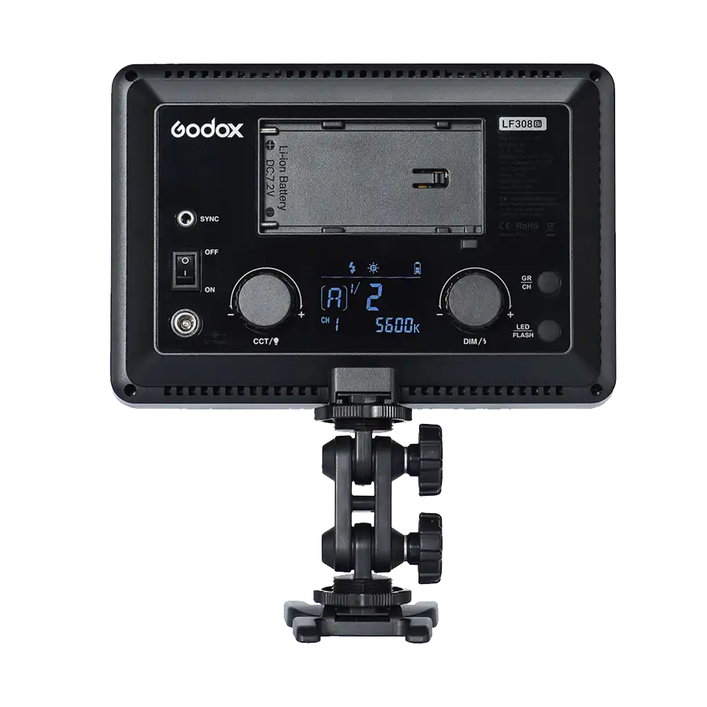 Godox LF308BI Variable Color LED Video Light with Flash Sync