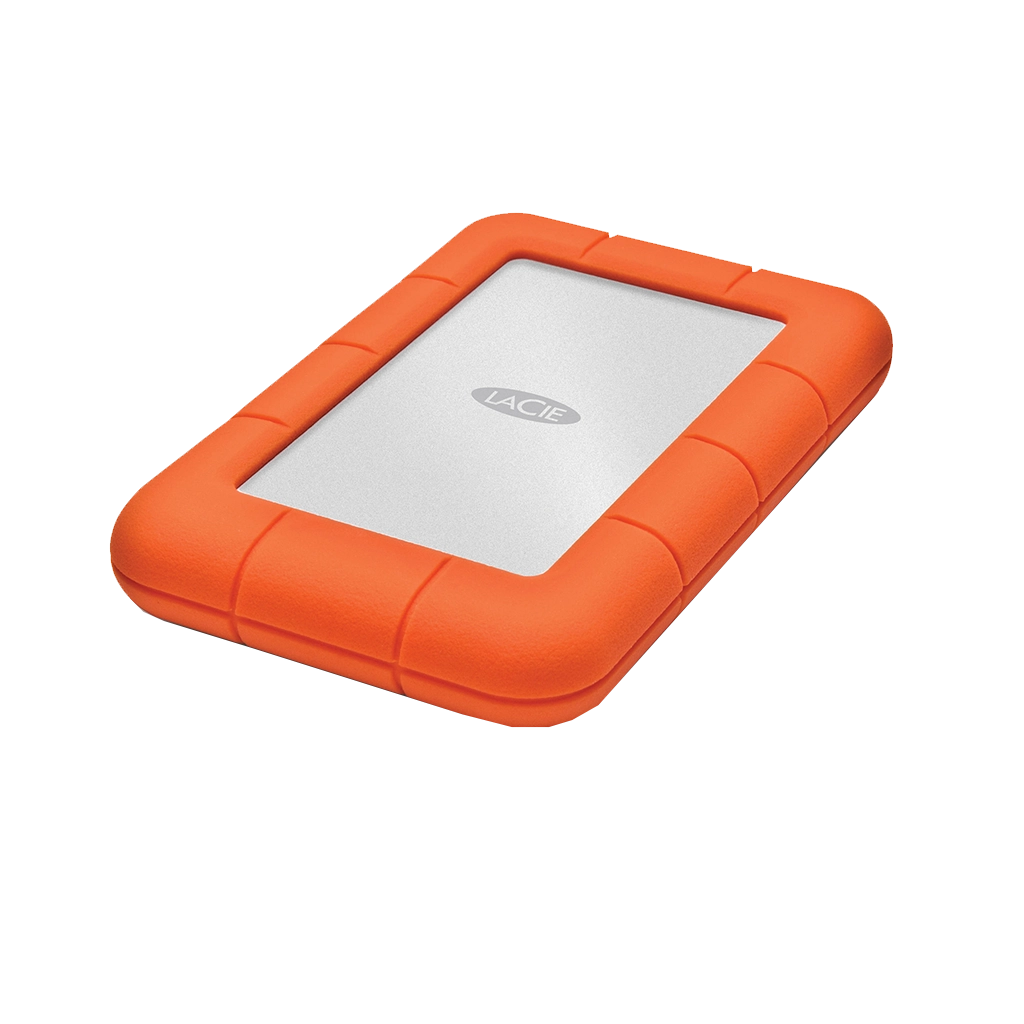 LaCie Rugged 4TB Mini External Hard Drive - USB3.0