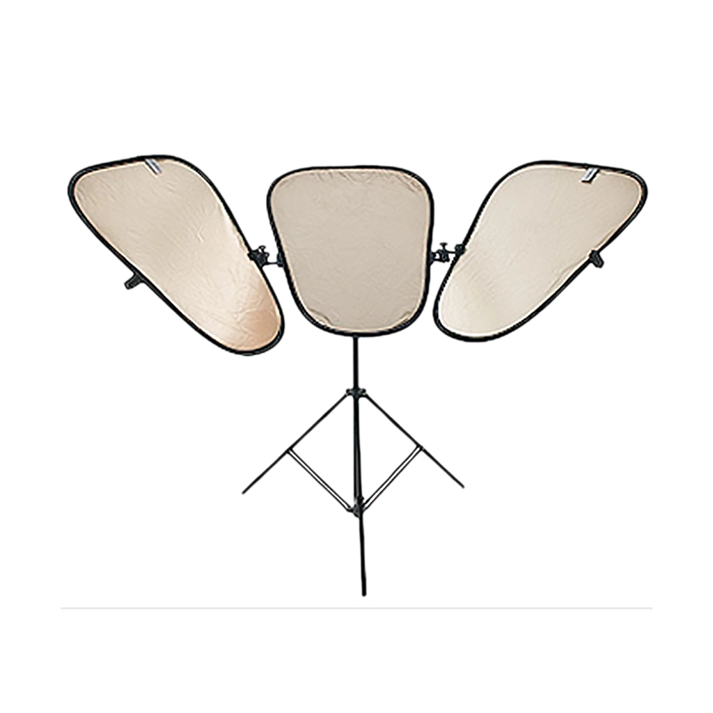 Lastolite Triflector MkII Kit Sunfire/Silver + Stand (2933SP)