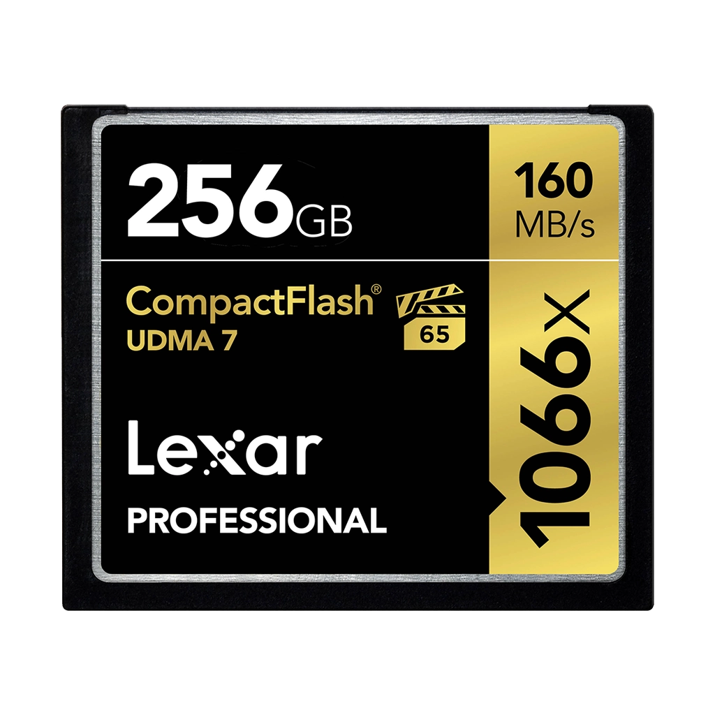 Lexar 256GB Professional 1066x 160MB/s CompactFlash Memory Card