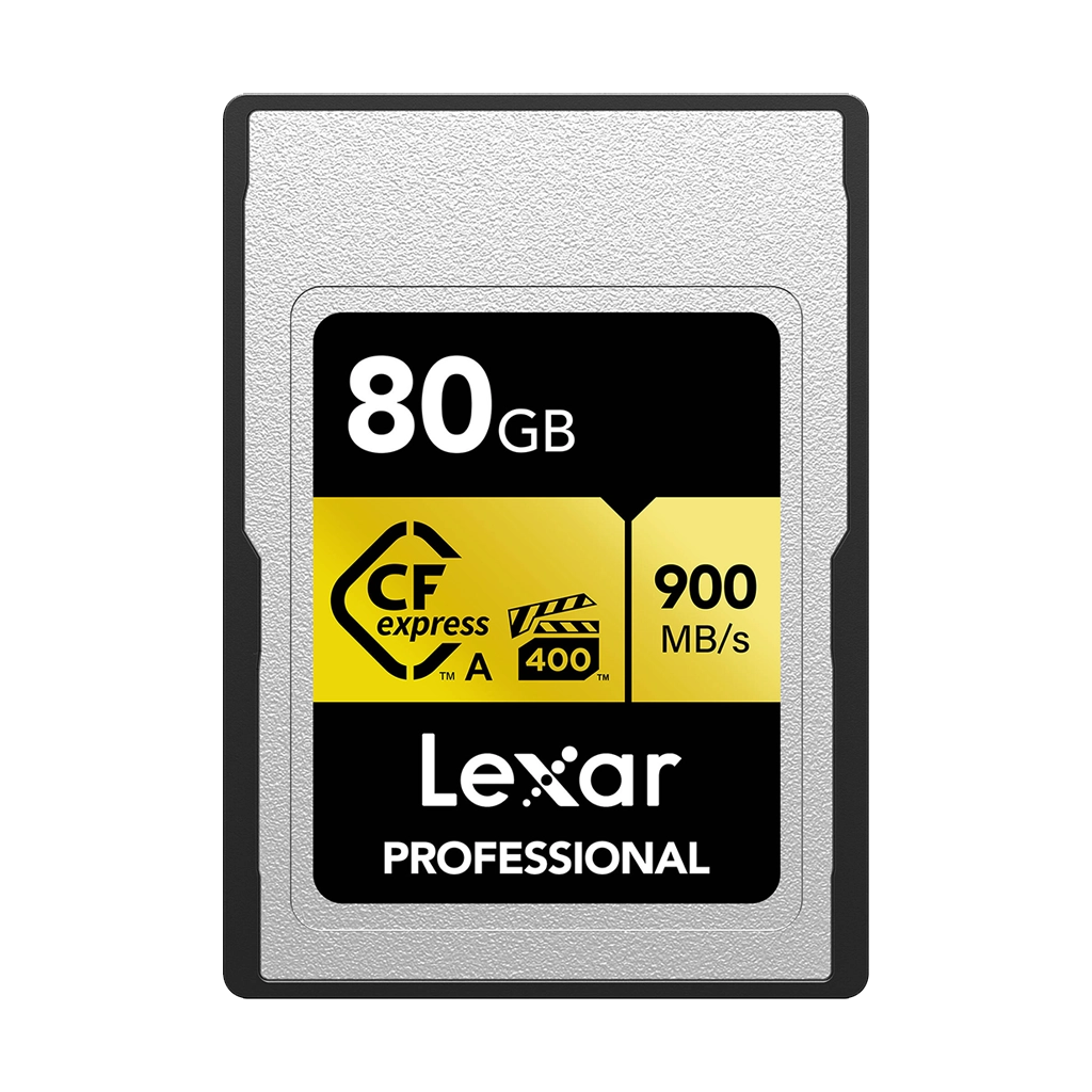 Lexar 80GB Professional CFexpress Type A Card GOLD Series