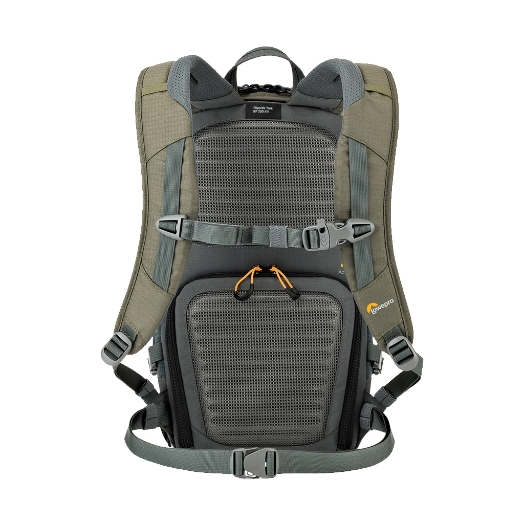 Lowepro Flipside Trek BP 250 AW Backpack (Gray/Dark Green)