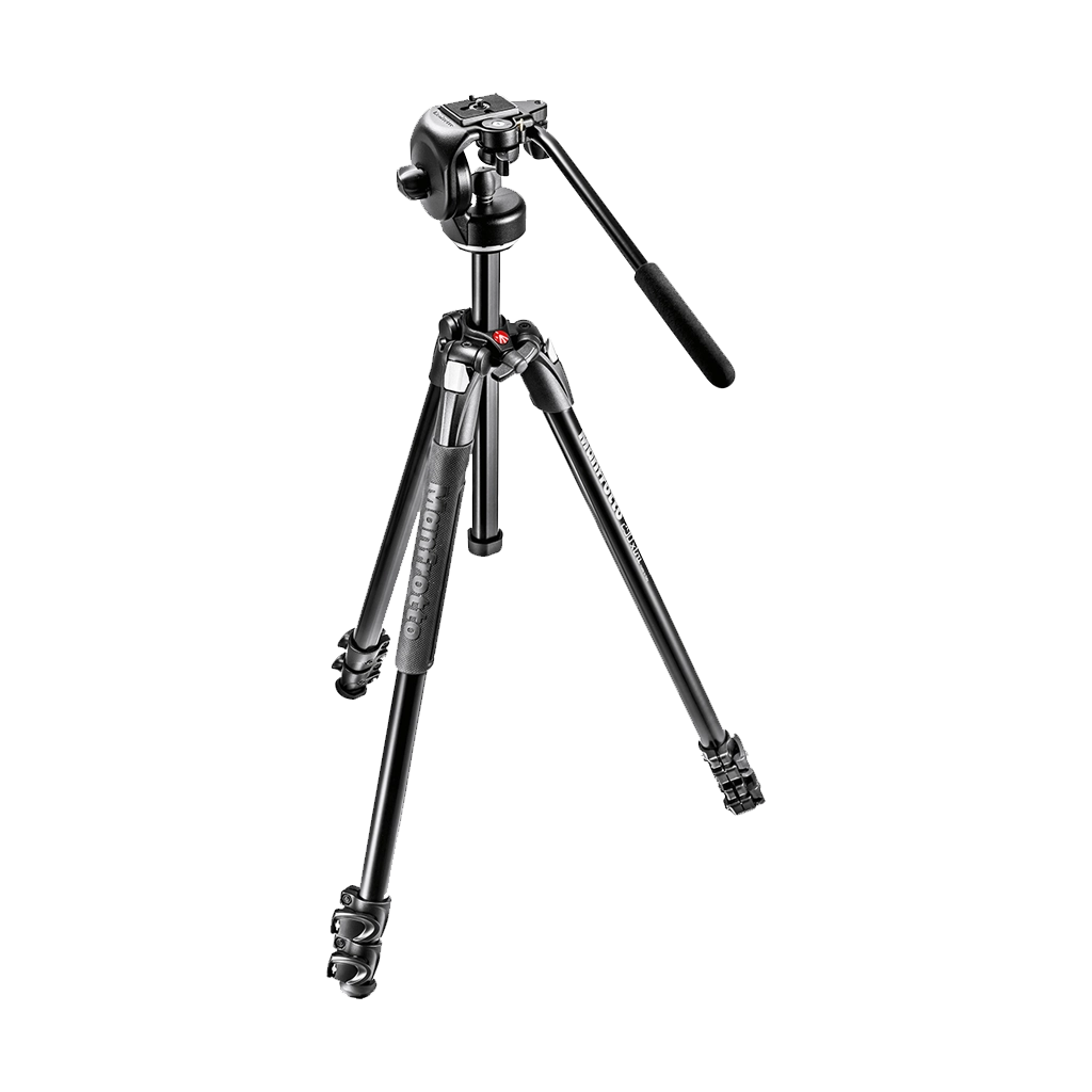 Manfrotto 290 Xtra Aluminum Tripod with 128RC Micro Fluid Video Head