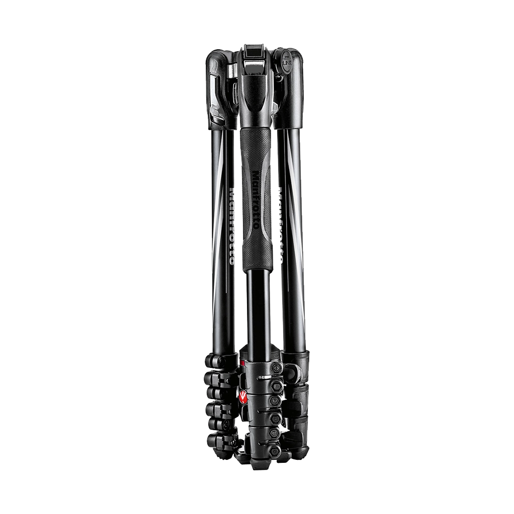 Manfrotto Befree Advanced Travel Aluminum Tripod with 494 Ball Head (Lever Locks, Black)